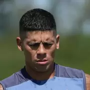 Marcos Rojo tuvo su primer entrenamiento en Racing Club