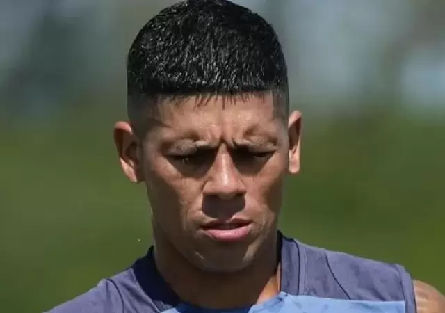 Marcos Rojo tuvo su primer entrenamiento en Racing Club