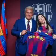Nicki Nicole fue a ver al Barcelona y alimenta rumores de romance con Lamine Yamal
