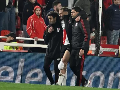 Pezzela se rompi� los ligamentos.