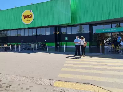 Sucursal del VEA de San Mart�n donde aconteci� la novedad del intento de hurto.