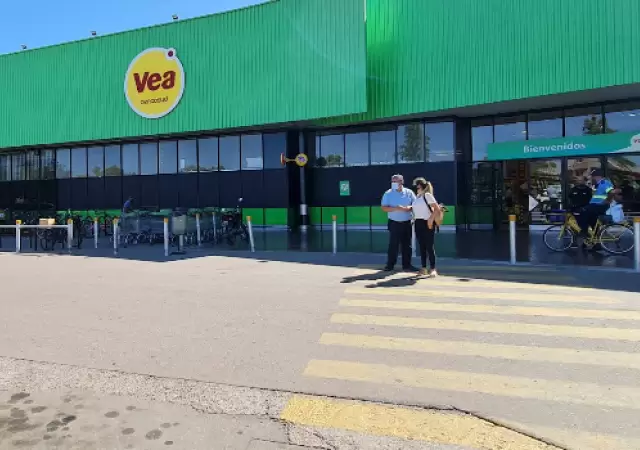 Sucursal del VEA de San Mart�n donde aconteci� la novedad del intento de hurto.