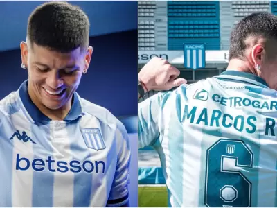 Marcos Rojo, flamante refuerzo de La Academia