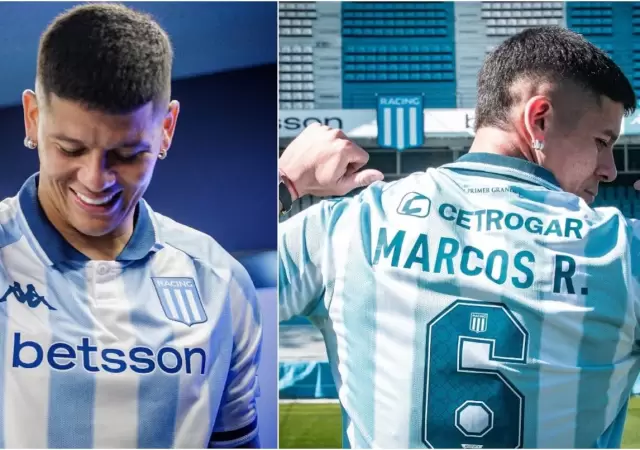 Marcos Rojo, flamante refuerzo de La Academia