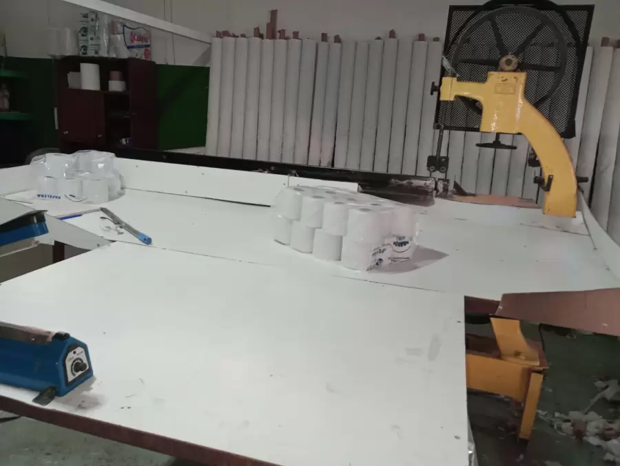 Otra de las maquinarias sustraidas.