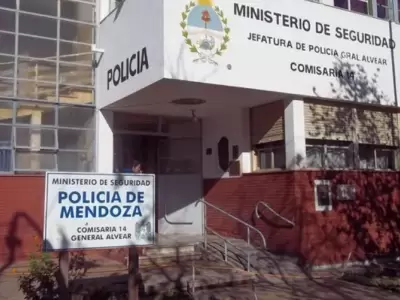 Frente de la Comisaria 14 de la Polic�a de Mendoza en el departamento de General Alvear.