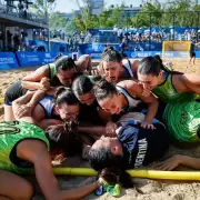 La Selecci�n argentina de beach handball gan� el oro en los World Games de China