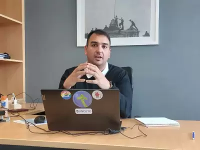 Juan Pablo Cebrelli explic� c�mo se entregar�n los dispositivos.