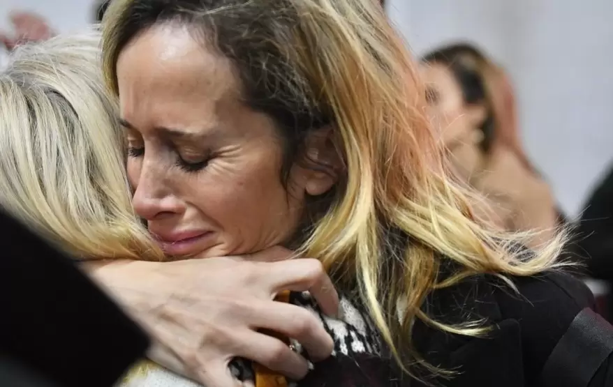La emoci�n de Julieta Prandi tras conocer la sentencia/ Fuente: X