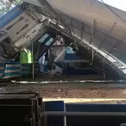 Colaps� el techo del estadio de Regatas de Corrientes
