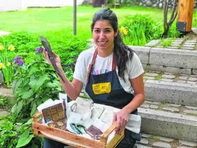 Silvina Pastorutti, creadora de Chocolatorio mendocino/