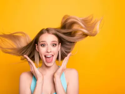 Pelo radiante.