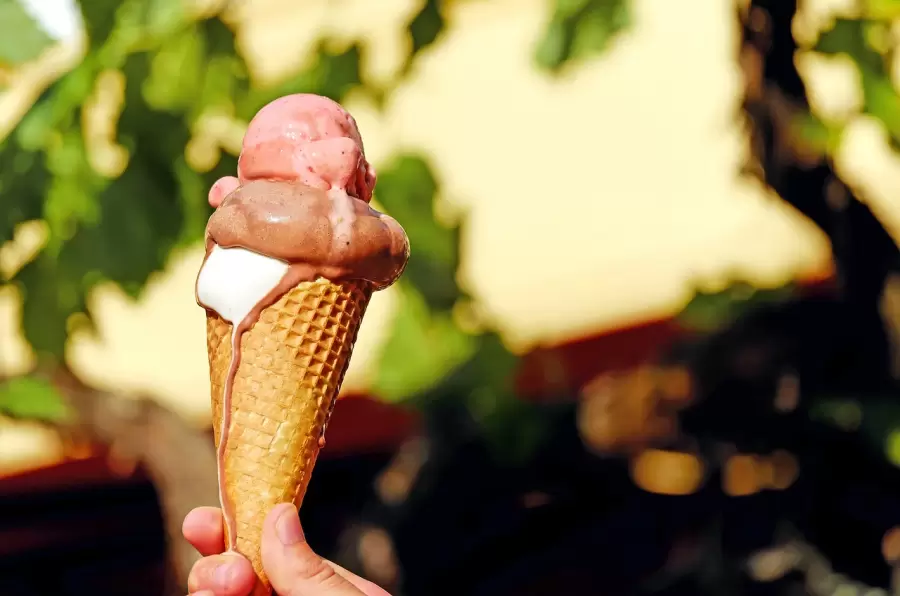 helado, sabores de helado, multicolor, gofre, derretir, helado, helado, helado, helado, helado