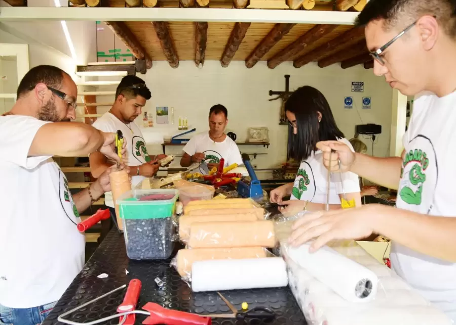 Equipo trabajando