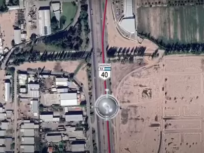 Captura de pantalla del video que muestra el traslado del artefacto.