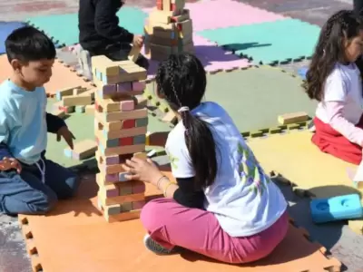 M�s de 500 ni�os participaron de una jornada a puro juego, cultura y encuentro.