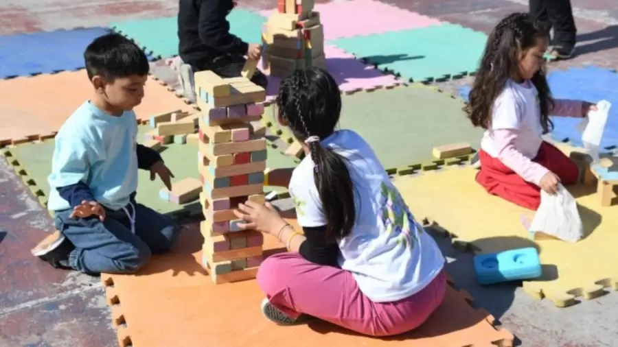 M�s de 500 ni�os participaron de una jornada a puro juego, cultura y encuentro.