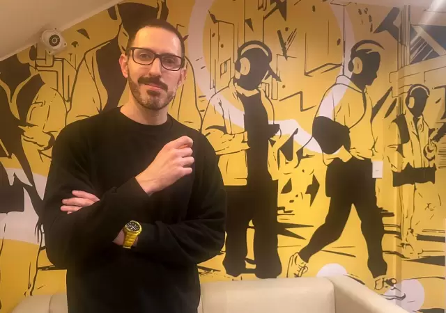 El mago Adrin Lacroix en Ciudadano News/ Foto: Marcos Sosa