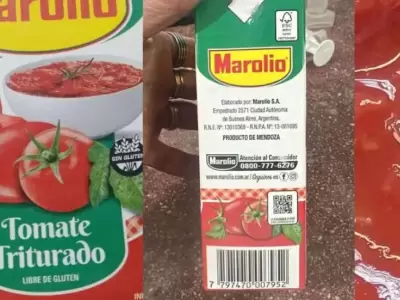 Tomate triturado contaminado.