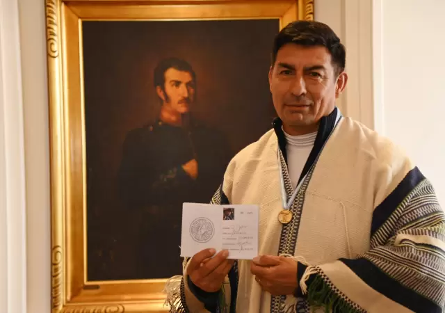 Julio Alvarado se gan� el derecho a tener el Pasaporte Nacional Sanmartiniano.