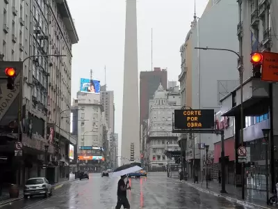 Lluvias en Buenos Aires.