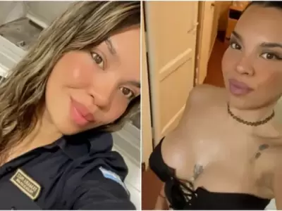 Tamara P�ez, la polic�a "influencer" sanjuanina.