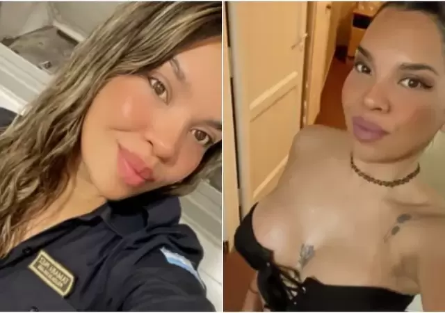 Tamara P�ez, la polic�a "influencer" sanjuanina.