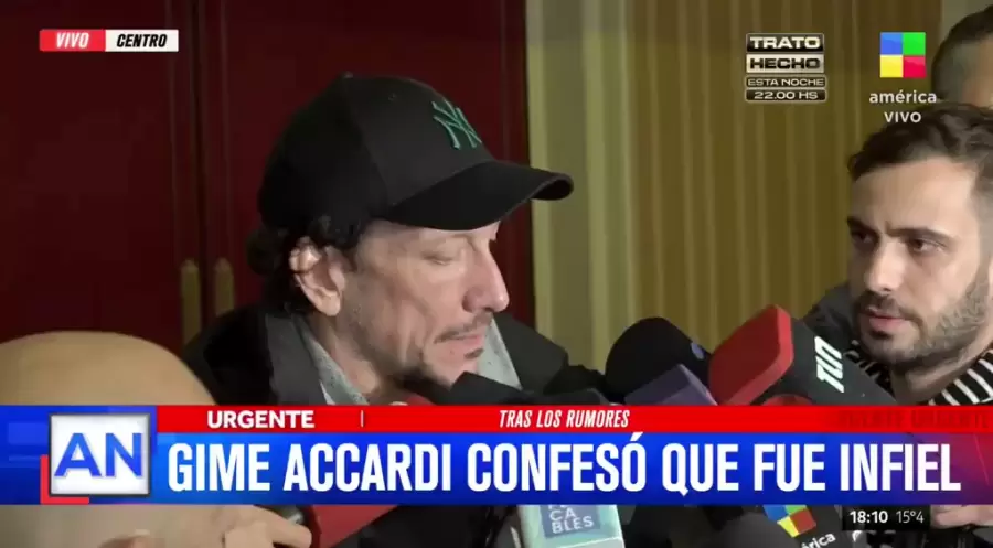 Vázquez habló con la prensa tras la confesión de Gimena Accardi.