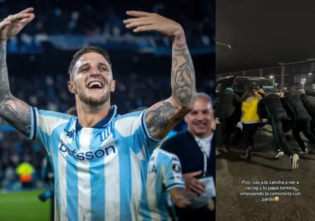 Pardo, el h�roe de Racing en Copa Libertadores.