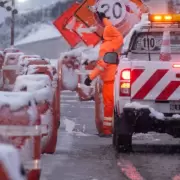 Mendoza, con Zonda y un frente fr�o con temporal de nieve en alta monta�a
