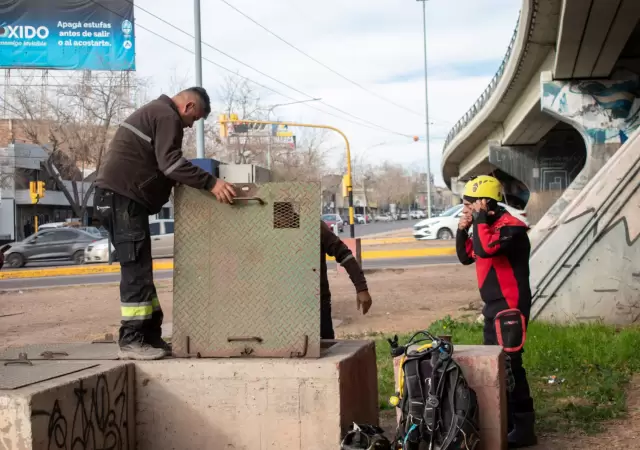 Obras en el Nudo Vial de la Costanera.
