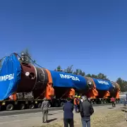 Finalmente, el reactor de IMPSA lleg� a Destiler�a de YPF de Luj�n de Cuyo