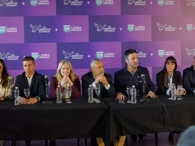 Presentaci�n de la lista de La Libertad Avanza y Cambia Mendoza.