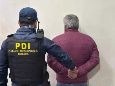 Una de las doce personas detenidas en el procedimiento. (Fuente: Ministerio de Seguridad y Justicia)