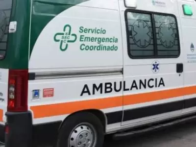 Ambulancia Servicio Coordinado de Emergencia/ Fuente: X