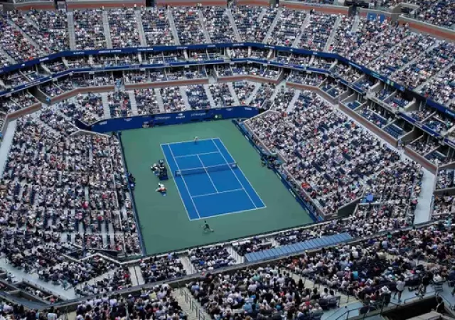 El imponente estadio central del US Open, el Arthur Ashe