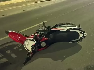 Accidente en Guaymall�n/ Fuente: X de Mat�as Pascualetti