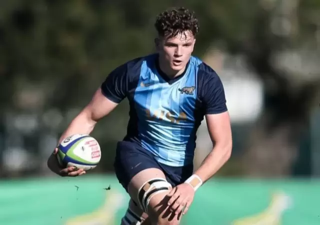 Aitor Bildosola integr� el plantel de Los Pumas para jugar con Uruguay en julio pasado.
