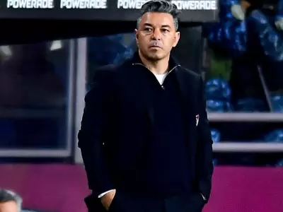 Marcelo Gallardo se fue muy enojado tras el empate de River/ Fuente: X