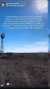 La emotiva reflexión de Gimena Accardi.