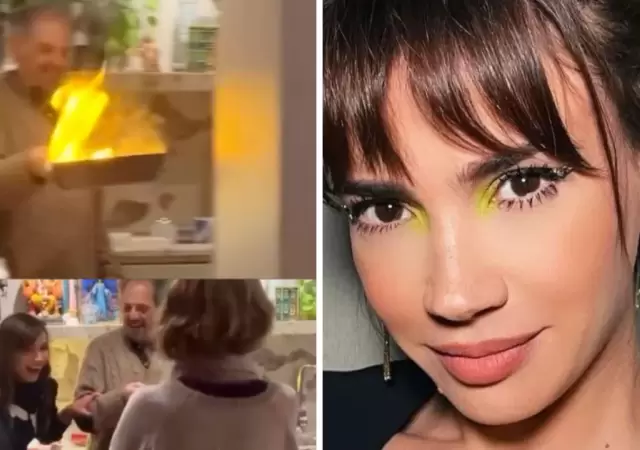 Celeste Cid intent brillar en la cocina y termin generando un blooper inolvidable.