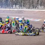 Javito N��ez y Pety Mart�nez, los destacados de la 5� del mendocino de karting