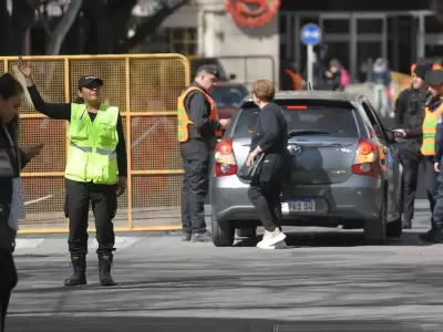 Los operativos policiales se extendieron por todo el territorio provincial.