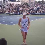 La marplatense Solana Sierra se despidi� del US Open en su debut