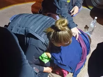 La nena fue hallada tras 12 horas de b�squeda policial. (Foto: web)