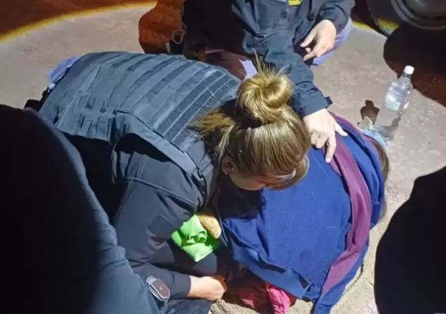 La nena fue hallada tras 12 horas de b�squeda policial. (Foto: web)