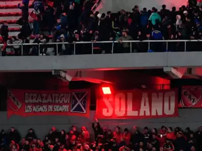 Los lamentables incidentes en el partido entre el Rojo y el Chuncho