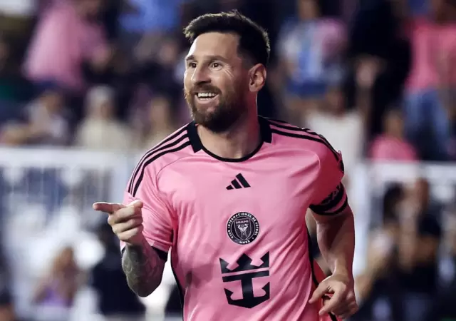 Leo Messi est� feliz.