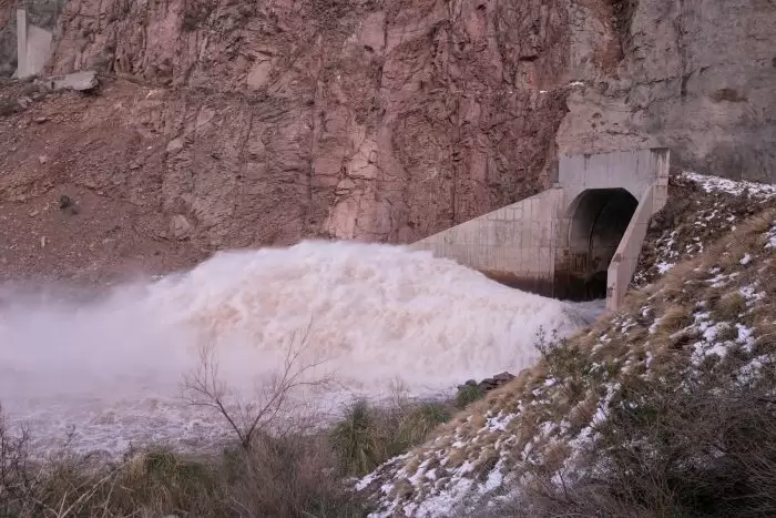 Dique Potrerillos.