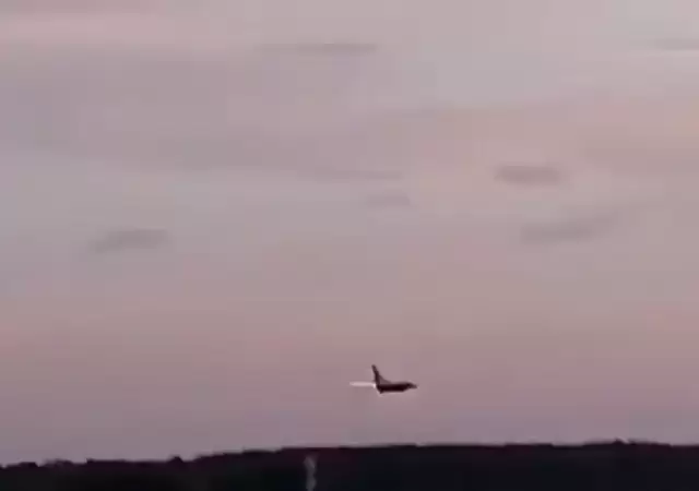 Se estrell un avin de caza en Polonia.